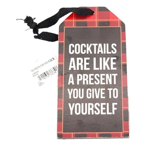 Wooden Hanging Decor - Cocktails Are Like A Present You Give Yourself Holiday - Picture 1 of 3